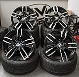 4 x 18 Zoll Wheelworld WH29 Alu Felgen 8,5x18 5x120 ET35 schwarz poliert für 5er F10 F11 6er F13 F12 F06 X1 E84 M X3 E83 F25 X4 F26 X5 E53 Z3 Z4 E85 Paket Performance CSL NEU