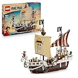 LEGO ONE Piece - Das Piratenschiff Flying Lamb (Going Merry) - Spielset mit 5 Minifiguren - inkl. Ruffy, Zoro & Nami - Spielzeug zum Bauen - Geschenk für Jungen, Mädchen & Fans ab 10 Jahren - 75639
