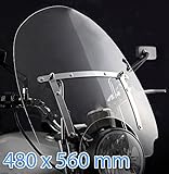 ARISTA Windschild Motorrad für Yamaha XVS650/Classic Dragstar 97-08