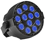 Showlite SPS-120-DMX LED Party Spot - RGB Lichteffekt mit 36 Watt - 17° Abstrahlwinkel - Standalone- oder DMX-Betrieb möglich - Viele Automatik- und Musikprogramme inkl. Strobe-Effekt