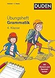 Übungsheft - Grammatik 4. Klasse: Mit Stickern und Lernerfolgskarten (Übungshefte Grundschule Deutsch)