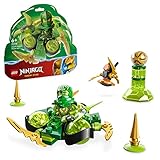 LEGO 71779 NINJAGO Lloyds Drachenpower-Spinjitzu-Spin Spielzeug, Spinner mit Kunststücken, Lloyd Minifigur zum Sammeln, kleines Geschenk für Kinder ab 6 Jahren