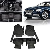 OREALTECH Fußmatte Auto Ersatz für 5 Series F10 F07 F11 2014-2017 Allwetter XPE Leder Autoteppich 3D All-Inclusive-Stil Automatte vorn und hinten