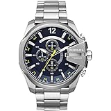 Diesel Herren Chronograph Quarz Uhr mit Edelstahl Armband DZ4465