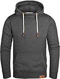 Grin&Bear Herren Kapuzenpullover anthrazit, L, GEC470
