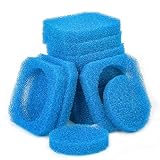 LTWHOME Bio Filterschaum passend für JBL Cristal Profi, e 150X/e 190X, UNIBLOC (12 Stück)