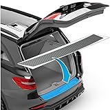 uProtect Auto Ladekantenschutz Folie für Skoda Octavia Combi 3 (III) 5E I 2012-2020 - Stoßstangenschutz, Kratzschutz, Lackschutzfolie - Carbon Optik Selbstklebend