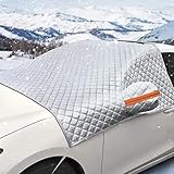 HOUKIG Auto Schneedecke für ZAZ 1102 1103 1105 1125 1140 965 966 968 Chance Sens,Dicke Schützende Windschutzscheibenabdeckung Frost Windschutzscheibenabdeckung Windschutz Frostschutz,A-245 * 145cm