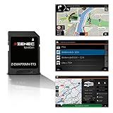 ZENEC Z-EMAP76MH-TT3 – Micro SDHC-Karte mit Reisemobil Navigation für ZENEC Infotainer Z-E3776, Z-N1000, Z-N975 und Z-N976, 3-D Karten für Europa, Camping P.O.I. für Wohnmobile, TMC