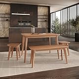 Krok Wood Esstisch Paris aus Massivholz (Buche, 75 x 75 x 75 cm)