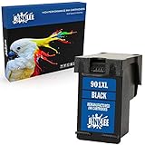 RINKLEE Wiederaufbereitete Tintenpatrone für HP 901 901XL kompatibel mit HP OfficeJet 4500 J4500 J4524 J4535 J4540 J4550 J4580 J4624 J4660 J4680 J4680c G510a G510g G510n | Schwarz