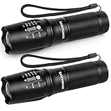 Taschenlampe, BINWO Tragbarer Zoombar Superhelle 2500 XM-L2 Lumen CREE LED Taschenlampe, 5 Modis Einstellbar, Wasserdicht Taktische Taschenlampen für Outdoor Sports & Geschenke, Garantie für 2 Jahre