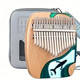 Kalimba 17/21 Schlüssel, Holz Fingerklaviere，Professionelle Daumenklavier Carlimba, Mbira Instrumente (M)