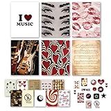 97 Decor Downtown Girl Room Dekoration – Vintage Kokette Y2K Poster, Retro Red Rockstar Bilder, Wandkunstdrucke für Wohnheim (20,3 x 25,4 cm)