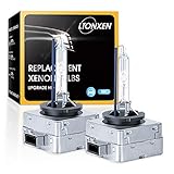 LTONXEN D1S Xenon 8000K Brenner, 12V 35W Kalt blau Auto Scheinwerferlampe HID Entladungs Lampe Ersatz Kit, 2 Jahre Garantie. (2 Stück)