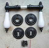 Eisen Antik Landhaus Stil Türgriff Graf von Gerlitzen BB Door Handle Tür Türgriffe Türbeschlag R12E