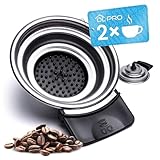 DL-pro Padhalter 2 Tassen kompatibel mit Philips Senseo Viva Café HD7825 HD7826 HD7827 HD7828 - Ersatz für HD5015/01 422225944221 - NICHT für HD7810/HD7811 - Doppelpadhalter für Kaffeepadmaschine