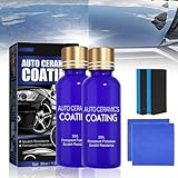 Auto 9H Ceramic Quick Effect Coating Agent, 2025 Neue Keramikbeschichtung Auto, Hochglanz Autolack Schutz für Werkstatt, Autopflege Set für Autobesitzer (2)