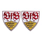 VfB Stuttgart Aufnäher Wappen 2er Set