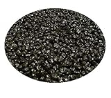 AquaOne 25 Kg Quarzkies schwarz 1-2 mm Bodengrund Aquarium Kies Sand Quarz feine Körnung Aquariumkies Deko Aquascaping