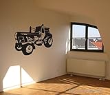 blattwerk-design Wandtattoo - Fortschritt ZT300 - Traktor - Landmaschinen - Verschiedene Größen und Farben (740 mm x 600 mm, M070 Schwarz)