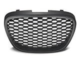 Waben- Gitter- Kühler- Sport- Front- Rippen- Grill ohne Emblem Schwarz Eintragungsfrei