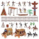 NUOBESTY 1 Set Cowboy Spielzeug Miniatur Modelle Figuren West Cowboy Modell Lernspielzeug Für Partyartikel