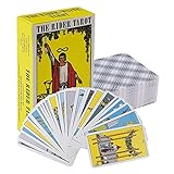 Waite Tarotkarten für Anfänger - 78 Rider Tarot Cards mit Ratgeber für Schicksals Weissagung, Kartenspiele für Partys, Geeignet für Anfänger & erfahrene Spieler, Geheimnisvolles Geschenk für Freund