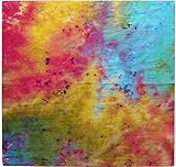 Harrys-Collection Damen Herren Baumwolltuch in vielen Farben 100 x 100 cm, Größen:Einheitsgröße, Farben:Batik gemustert