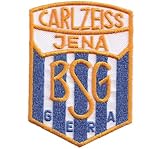Carl Zeiss Carlzeiss JENA BSG GERA Fussball Trikot Abzeichen Aufnäher Patch