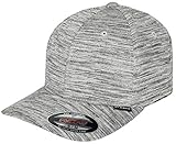Flexfit Mütze Stripes Melange, Black/h.Grey, S/M, 6277SM-00658-0053