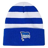 Hertha BSC Berlin Mütze blau-weiß gestreift Beanie HBSCB