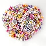 Femnow 50 Stück Kunstblumen zum Basteln, Künstliche Blumen Deko Blumen, Fake Flowers, Mini Kunstblumen Wie Echt, Artificial Flowers für DIY Basteln Hochzeit Party Tortendeko Handwerk