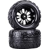 Reely 1:10 Monstertruck Kompletträder Schwarz 2 St.