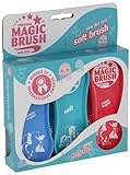 Kerbl Original Magic Brush Bürstensets Pferdebürste Pferdepflege Massagebürste, Jellyfish, 3er Set