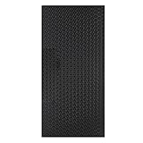 Langlauf Schuhbedarf Sohlengummiplatte 250mm x 500mm 6mm stark Profil Star in verschiedenen Farben zur Anfertigung von Schuhsohlen oder als Anti Rutsch Belag - 6 mm Stärke (schwarz)