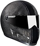 Bandit XXR Carbon Race Motorradhelm, Carbon, L (59/60)