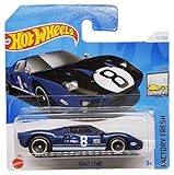 Hot Wheels - Ford GT40 - Factory Fresh 2/10 - HTD34 - Short Card - Good Year - Autolite - dunkelblau metallic - Mattel 2024-1:64