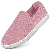 GIESSWEIN Wood Slip On Sneakers Damen Bootsschuhe - Bequeme Slipper - Ballerinas Damen sportlich - Stoffschuhe Sommer - Stoff-Turnschuhe - Loafer