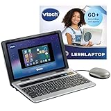 Vtech Genio Lernlaptop – Lerncomputer mit Internetzugang, Textprogramm und Lerninhalten zu Buchstaben, Wörtern, Mathe, Logik u. v. m. – Für Kinder von 5-12 Jahren