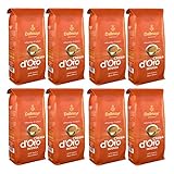 Dallmayr Crema d'Oro Intensa Kaffee, Bohnenkaffee, Röstkaffee, ganze Bohnen, Kaffeebohnen, 8 x 1000 g