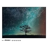 Navaris Magnettafel Magnetpinnwand Memoboard zum Beschriften - 70 x 50cm Notiztafel div. Designs - Tafel abwaschbar mit Magneten Stift