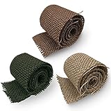 Generic Fallschirmjägerhelm Outdoor Leinen Streifen Helm Camouflage Netz Replik WW2 Helm nicht im Lieferumfang enthalten