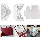 Stanzmaschine Geschenkbox Grußkarte Stanzschablone Scrapbooking Prägeschablonen Stanzformen Schablonen Für Scrapbooking, Fotopapier,r 3D Karten Handwerk Prägen DIY Herstellung Geburtstag Geschenk