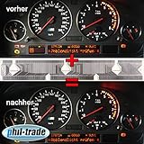 Tacho Multifunktions Display Pixel Reparatur Kontaktfolie Flexband kompatibel für BMW 5er E39, 7er E38, X5 E53 LCD Instrument Bildschirm