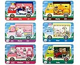 PEMY Animal Crossing New Horizons NFC-Karten – Packung mit 6 seltenen Sanrio-Dorfbewohnern – kompatibel mit Nintendo Switch/Switch Lite/Switch 2 / New 3DS / Wii U – mit Aufbewahrungsbox