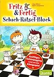 Fritz&Fertig Schach-Rätselblock: Kniffliges Gehirnjogging rund um das Königsspiel (Schach-Rätsel-Block: Spannende Schachaufgaben für Kinder)