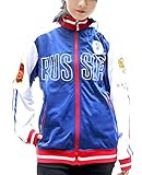 GK-O Anime YURI on ICE Yuri Plisetsky Sportswear Hoodies Cosplay Jacke Russland, Blau, Asian size XXX-Large