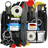 Jungle Monkey I Survival Kit I 13 teiligiges Premium Set I Messer I Taschenlampe I Outdoor Set I Ausrüstung für Wandern & Camping I Kit Survivalkit Equipment I Optimal ausgestattet