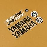schwarz/schwarz/weiß, Set mit 5 Aufklebern von Yamaha – YZF-R125 08-17